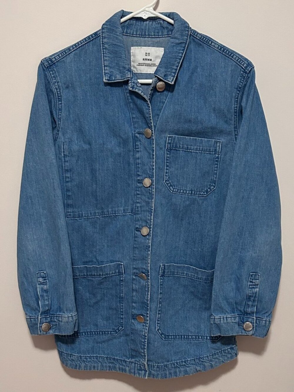 H&M's (&Denim) Famous Denim Utility Jacket - Size: XS